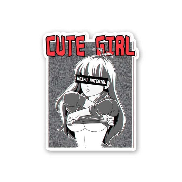Cute Girl Sticker